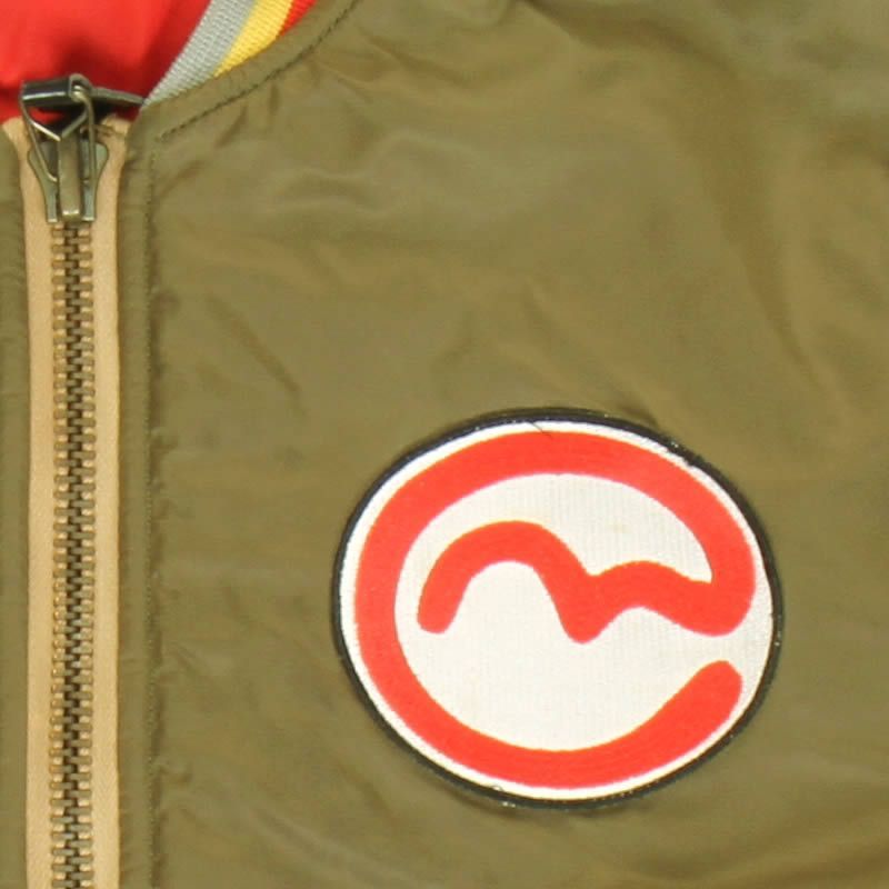 EVISU JEANS USED MA-1 JACKET スカジャン リバーシブル EVISU JEANS USED MA-1 JACKET スカジャン リバーシブル