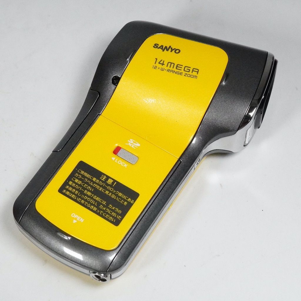 SANYO サンヨー Xacti DMX-CA100型 イエロー 動作OK 返金保証