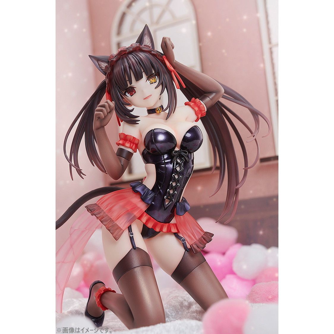 BARRET - 『デート・ア・バレット』原作版 時崎狂三(ときさきくるみ) 猫耳ver. 1/7 完成品 フィギュア KADOKAWA(カドカワ) デート・ア・バレット』原作版 時崎狂三 猫耳ver.: フィギュア