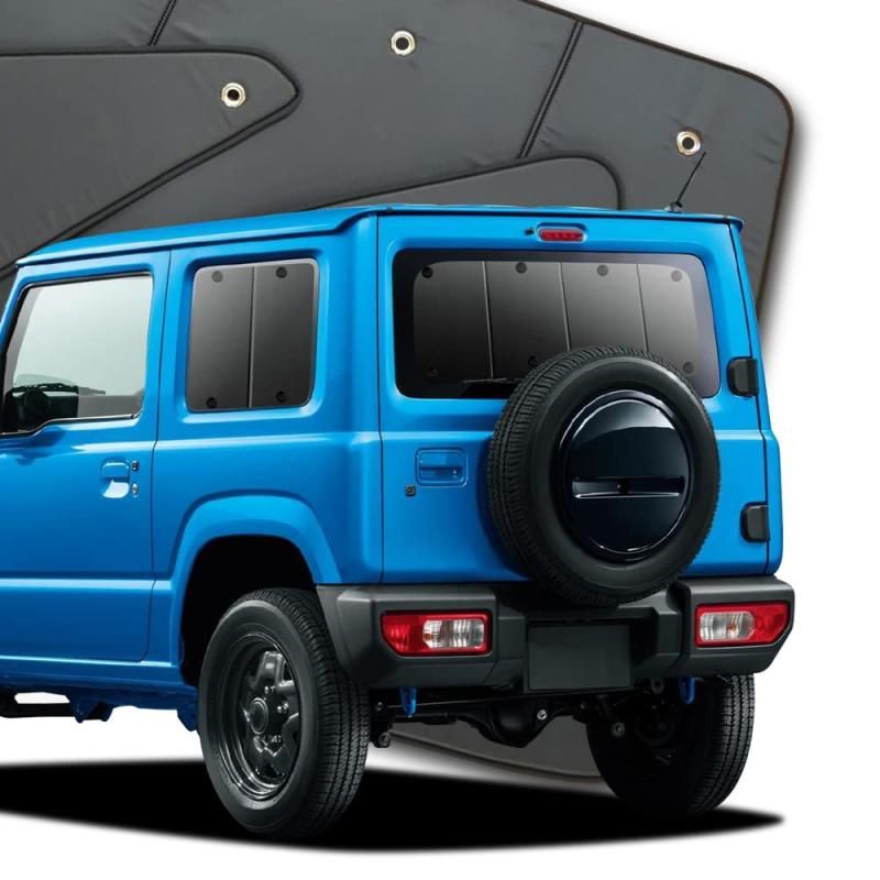ジムニー JB64 ジムニーシエラJB74 カーテン サンシェード 車中泊 グッズ プライバシーサンシェード リア用 01s-g021-re