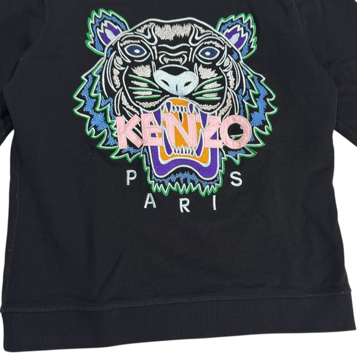 B033 【美品】 KENZO ケンゾー トレーナー スウェット ブラック