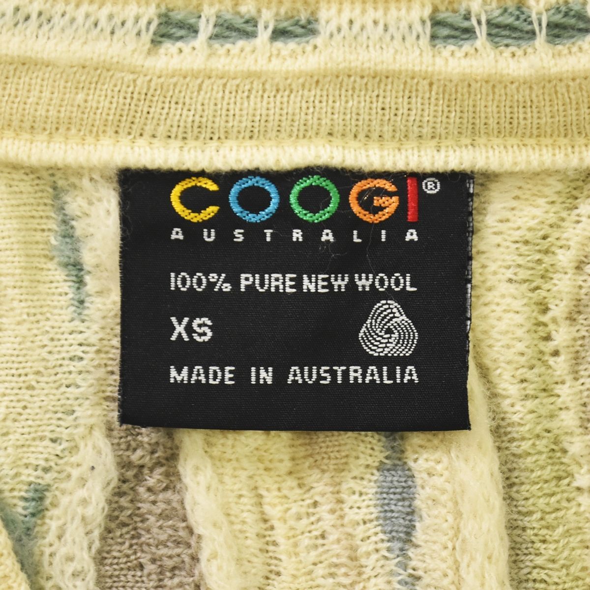 激レア】 90sヴィンテージ オーストラリア製 クージー COOGI 立体編み 3Dニット 7分袖 カーディガン たけしニットセーター XS  マルチカラー レディース メンズ ユニセックス ♪ - メルカリ