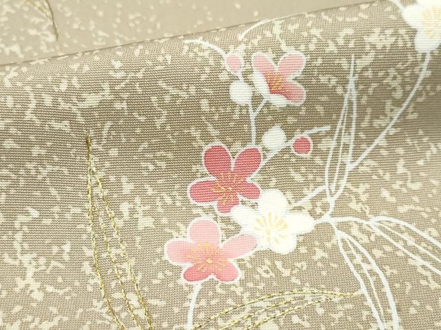 平和屋着物○訪問着 刺繍 花唐草文 金糸 正絹 逸品 CAAY3021vf - メルカリ