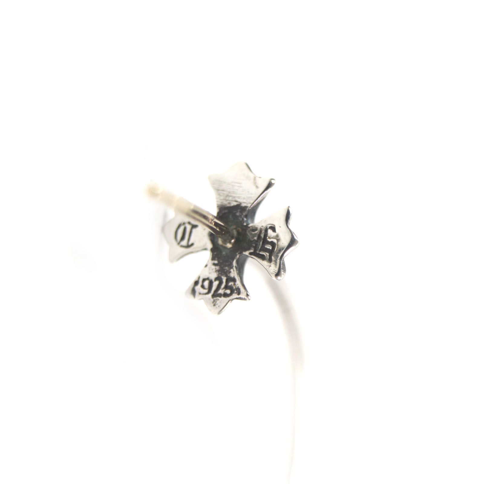 CHROME HEARTS CHプラス フープピアス 925シルバー 片耳（クロム