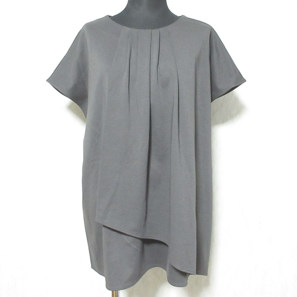 美品 23SS 自由区 ハイツイストポンチフロントタック カットソー