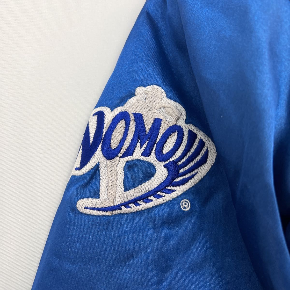 有用な TOYOTA 野茂英雄 MLB ドジャース スタジアムジャンパー スタジャン ブルゾン F ブルー 野球 メジャーリーグ NOMO トヨタ CH74 欲しいが見つかる！