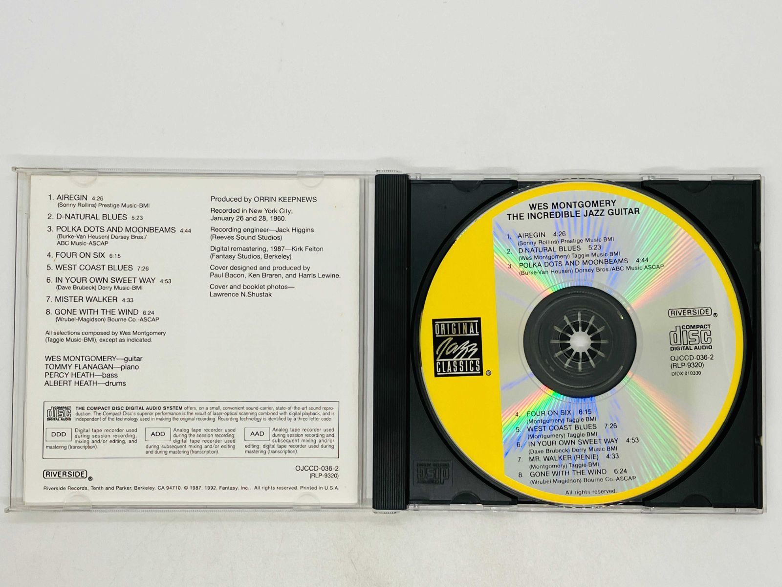自主制作盤CD/ジャズギター/ウエス　モンゴメリー　　レアCD Amazon.co.jp: インクレディブル・ジャズ・ギター: ミュージック