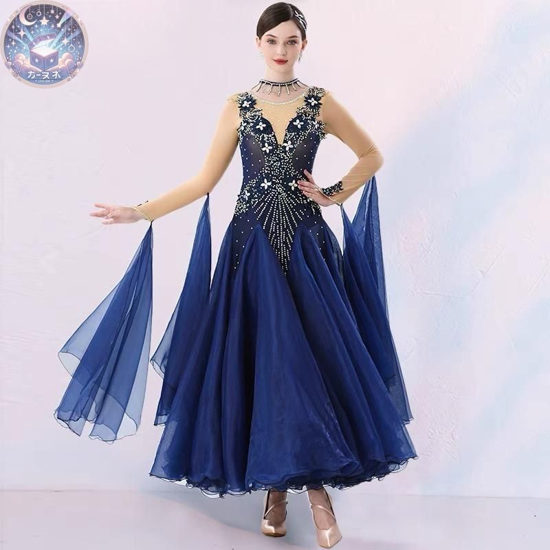 [週末お値引き‼︎] 社交ダンス　ラテンドレス　新品 社交ダンスドレス・ラテンドレス・オーダーメイド対応（競技・デモ用