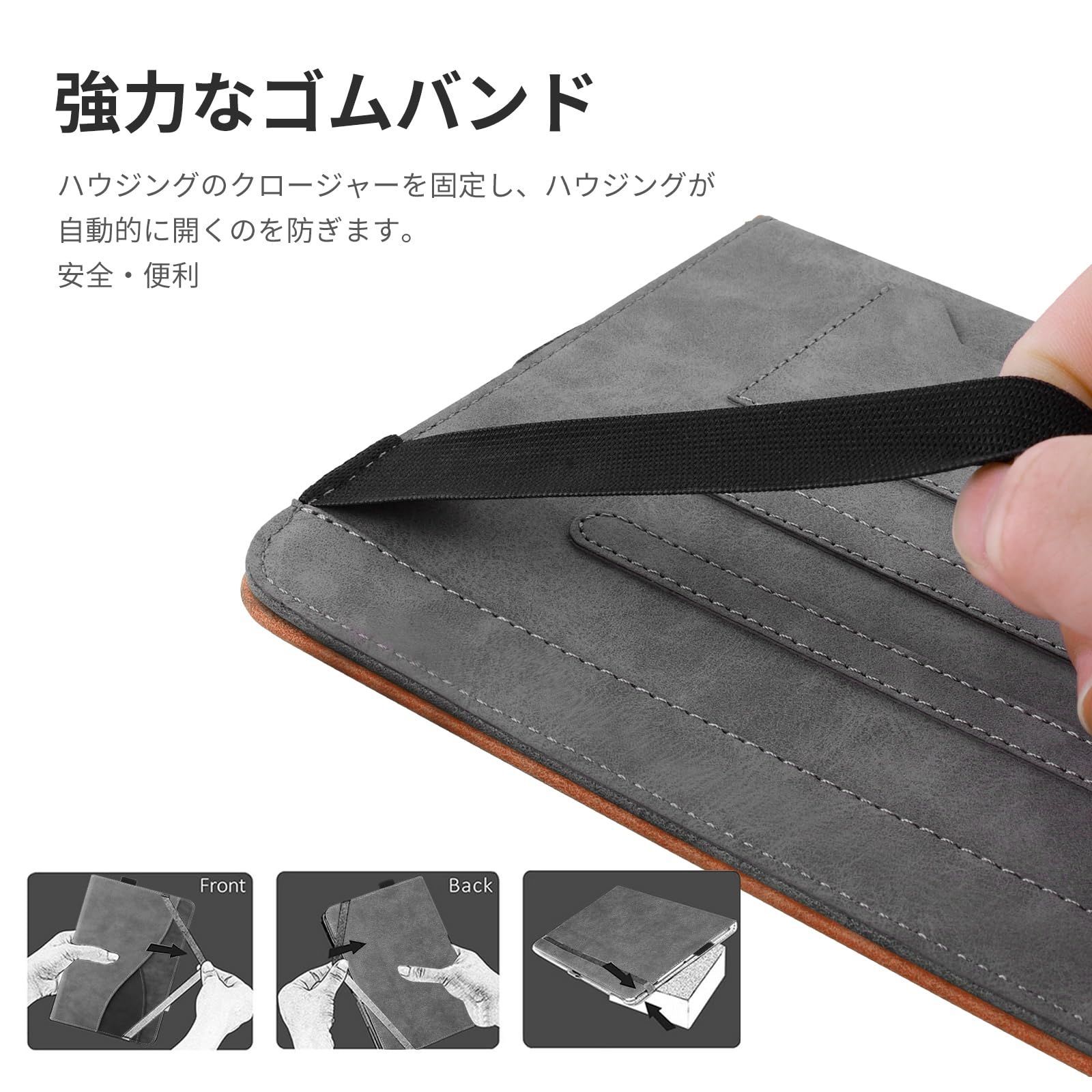 PUレザー カバー tpu材質 10.9インチ スタンド機能 10世代 ケース ペンシル収納 ipad A 16 11インチ カード収納 ビジネス シンプル 通用 全面保護 2025 第10世代 衝撃吸収