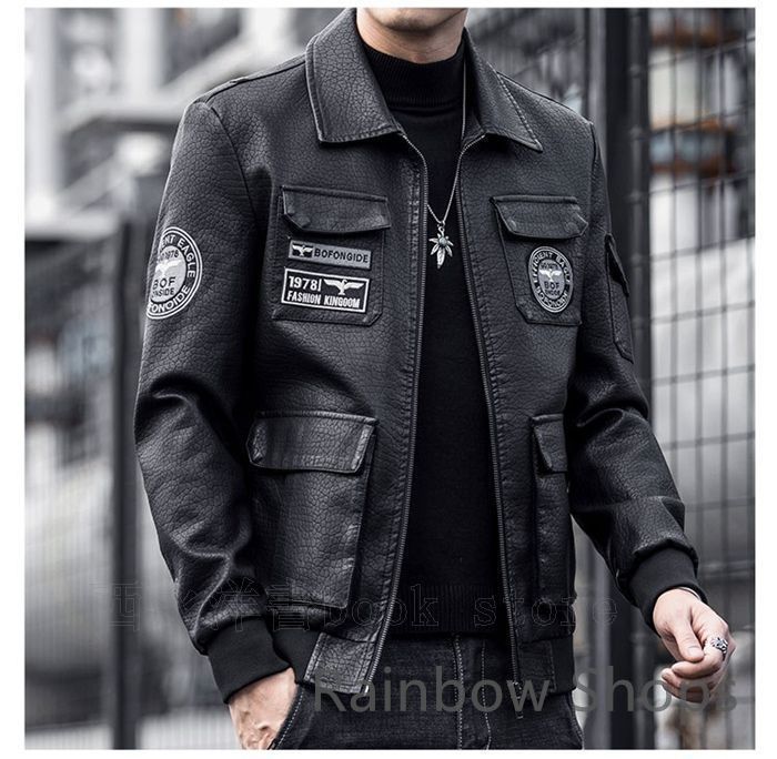 ☆ 未使用 レザージャケット スピックスパン 未使用 レザージャケット