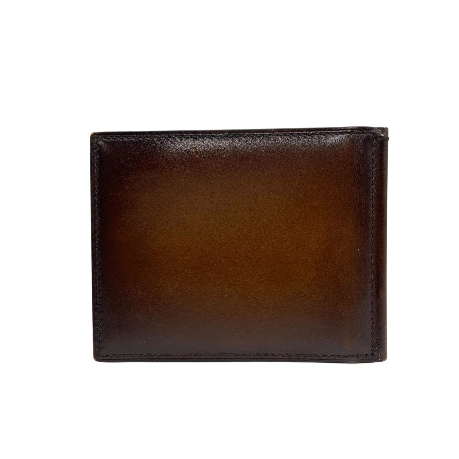 【良品】ベルルッティ 二つ折り財布　カリグラフィ フィギュア マネークリップ 美品 BERLUTI ベルルッティ カリグラフィ マネークリップ 二