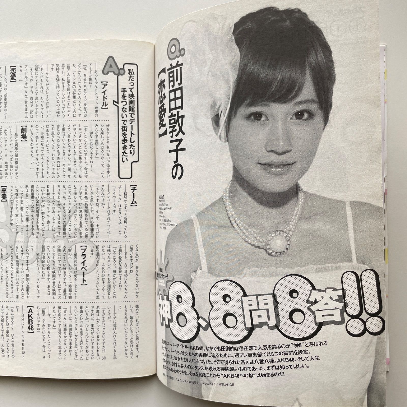 週刊プレイボーイ増刊 AKB48×週刊プレイボーイ 2011 - メルカリ