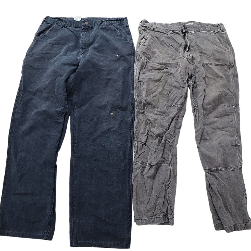 US古着 カーハート ペインターパンツ ワイド ダック地　パンツ 08265K 90年代 USA製 Carhartt カーハート ペインターパンツ ワーク