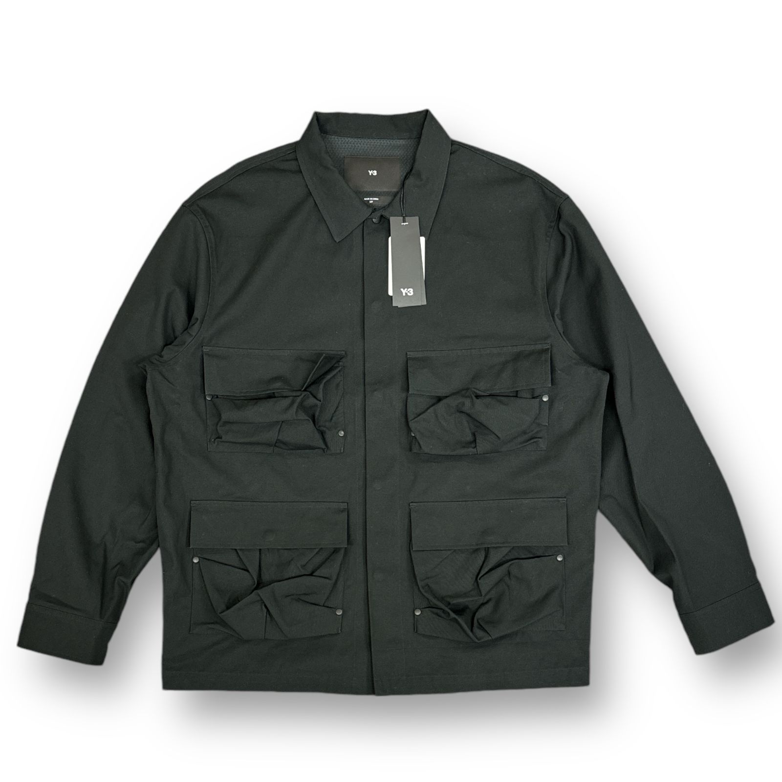 定価48400円 新品 Y-3 24SS LS PKT SHIRT ユーティリティポケット 