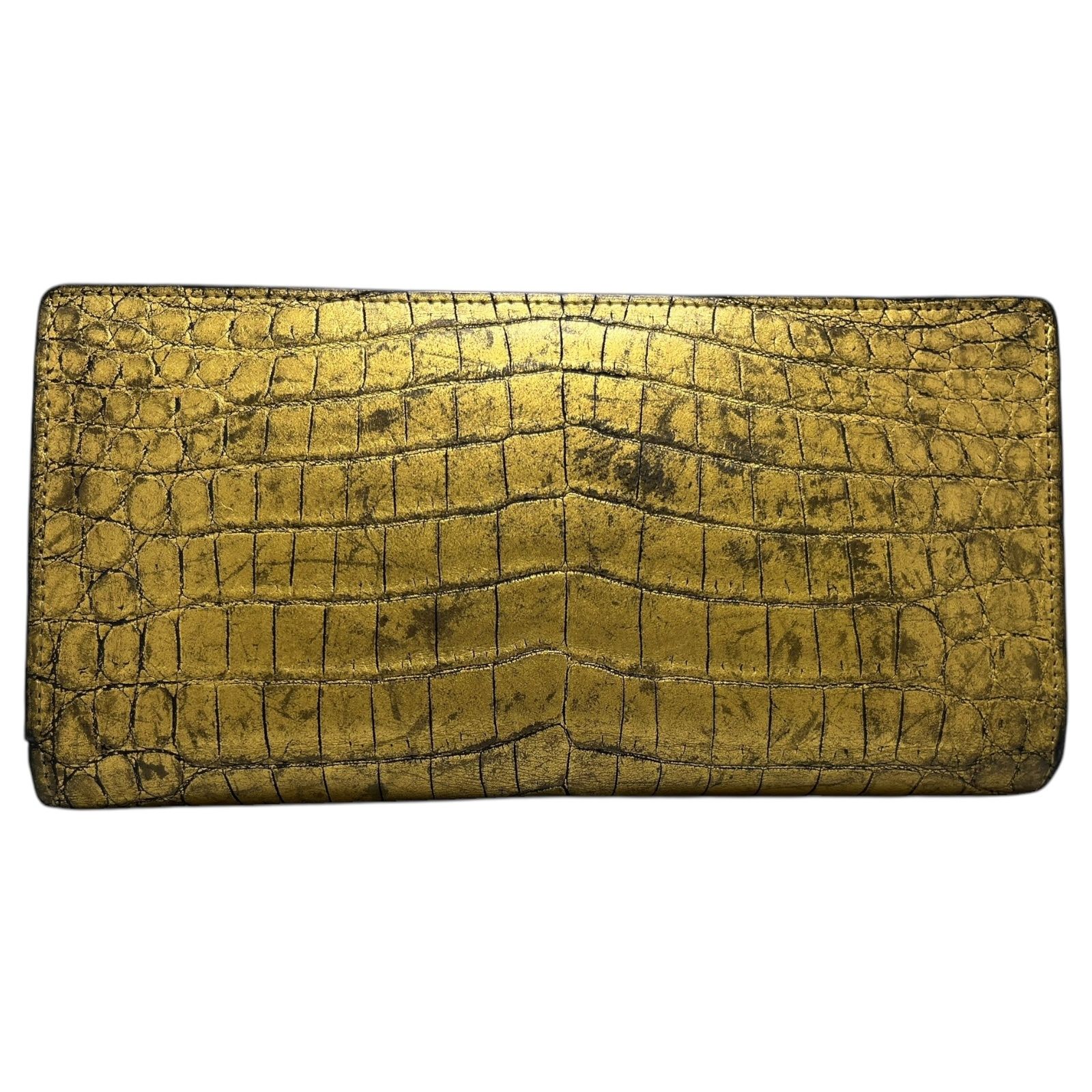 KAZARIHAKU (カザリハク) LEATHER レザー クロコダイル 無双 長財布