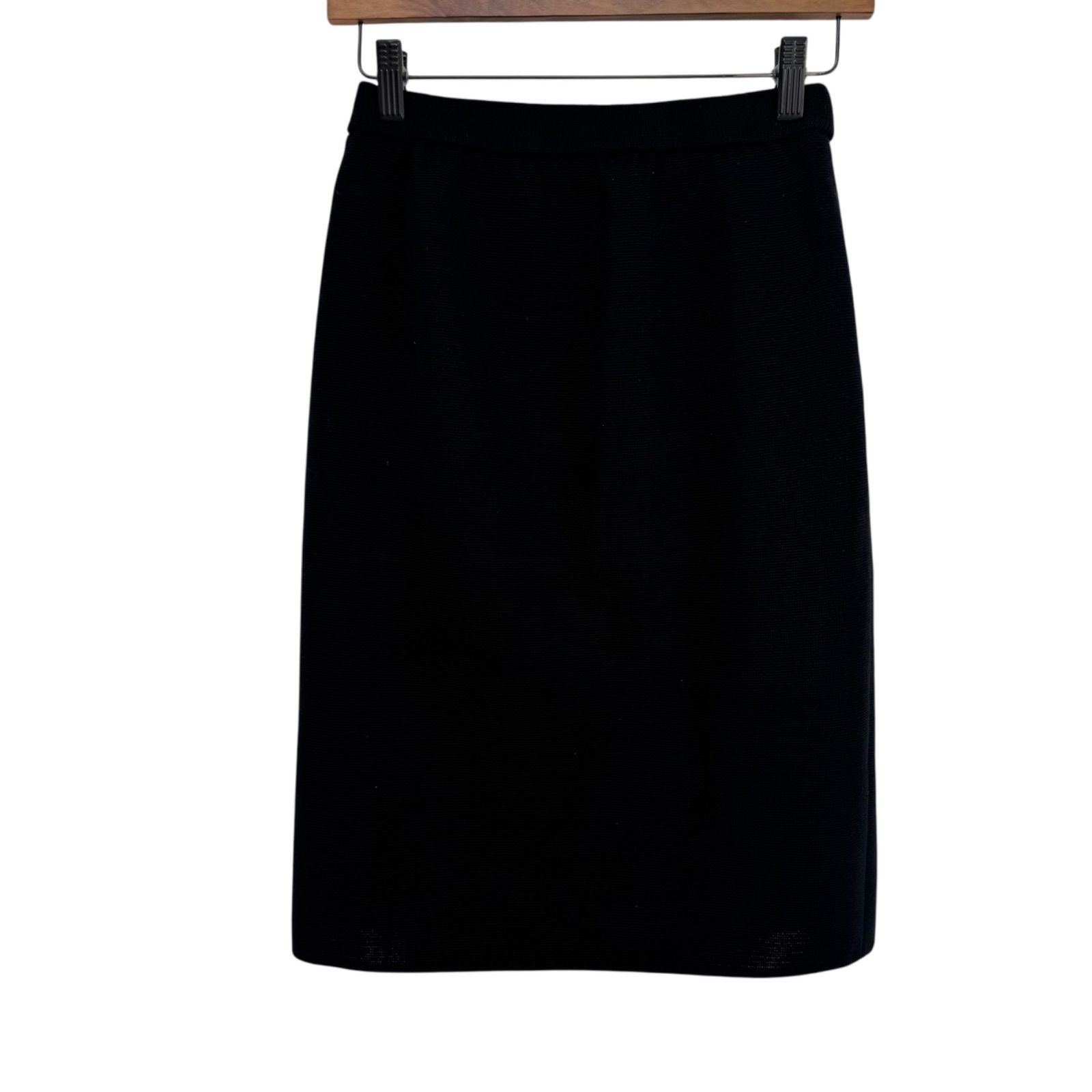 SAINT LAURENT サンローラン 膝丈スカート タイトスカート ブラック 9号 B5