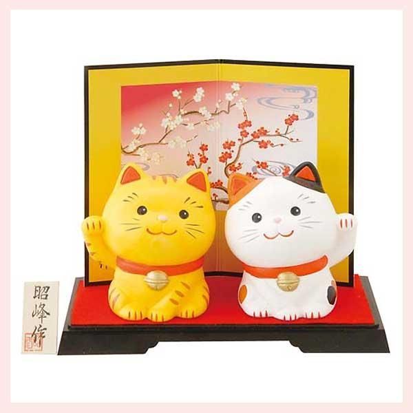 【縁起物】　招き猫 開運 招き猫 -克-