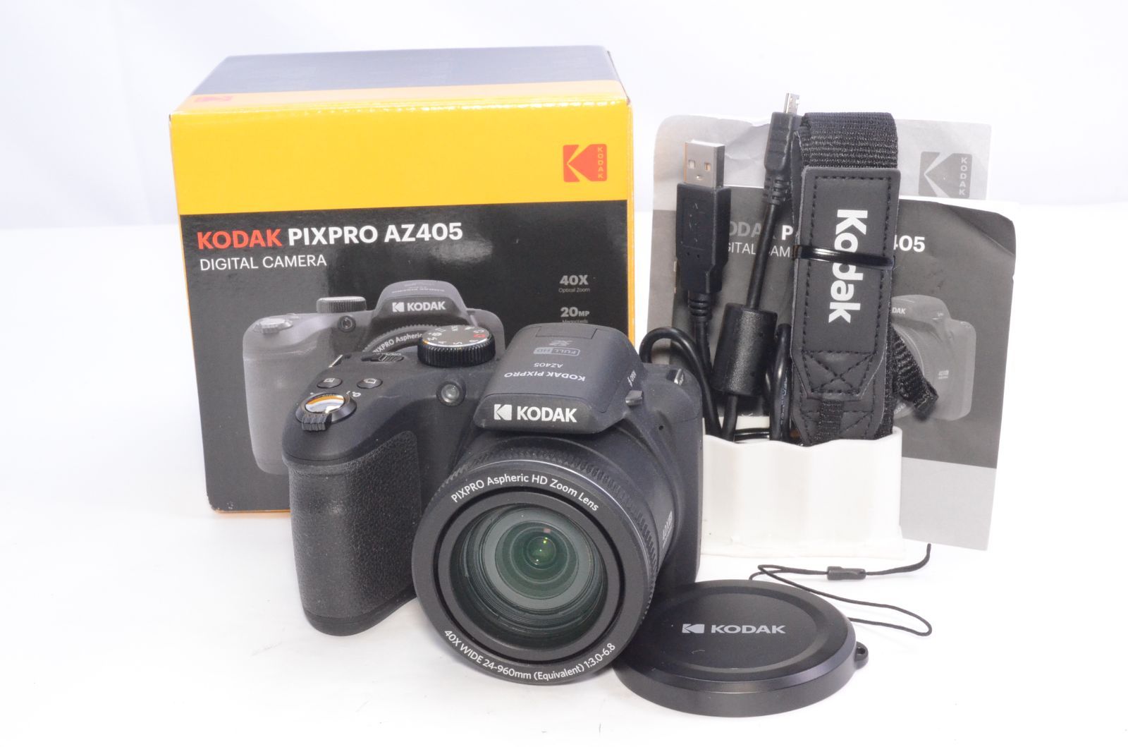 元箱付き 美品】KODAK コダック PIXPRO AZ405 ブラック 40倍光学