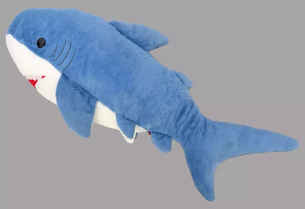 中古】ぬいぐるみ サメ(ふわサックス) ドでかい!サメ ふわふわ