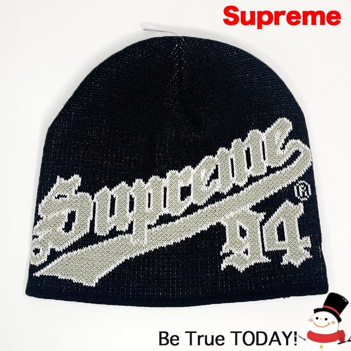 Supreme ニューエラ New Era Script Beanie 黒 - メルカリ