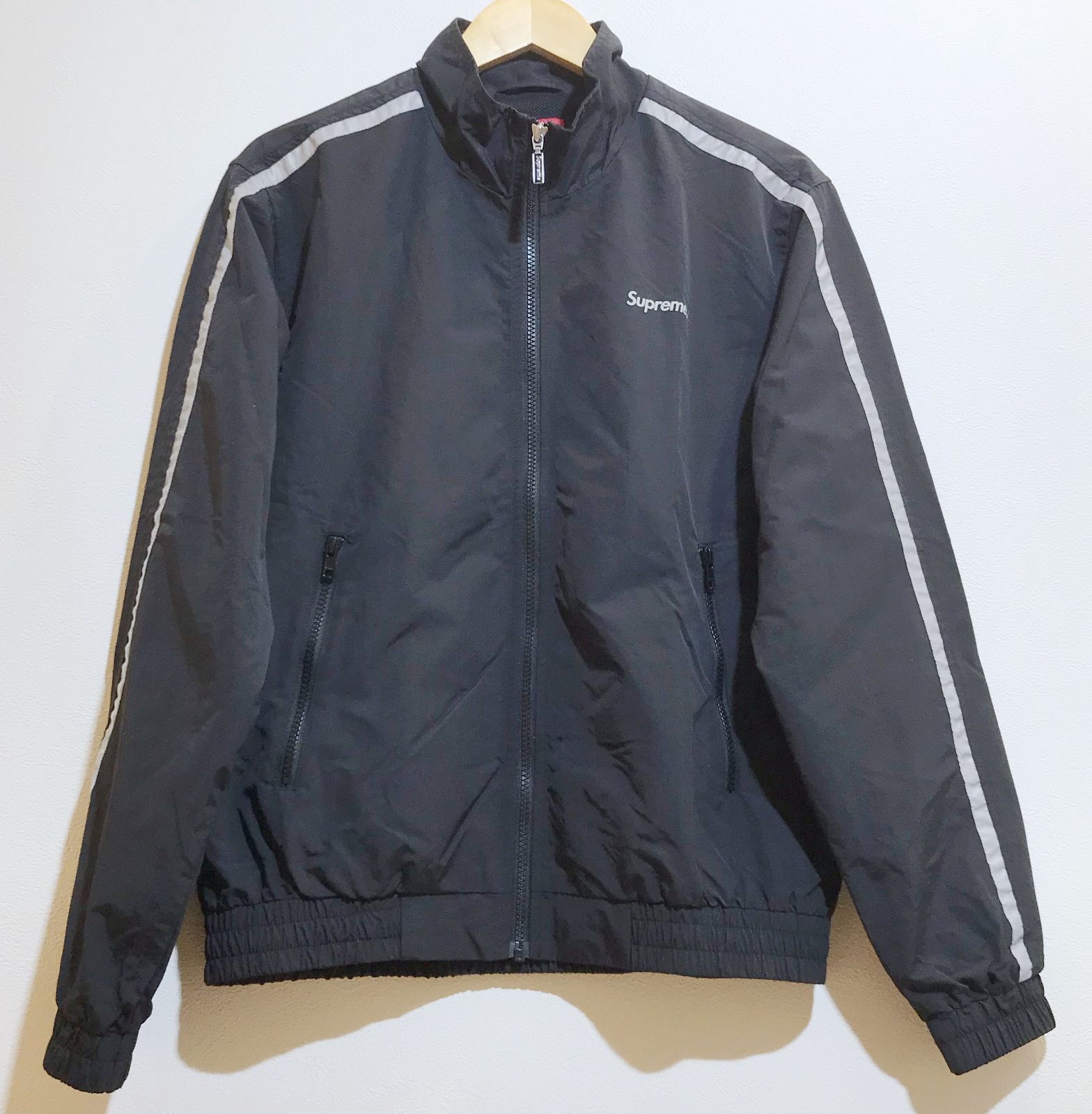 Supreme／ シュプリーム　16AW　3M Reflective Stripe Track Jacket　リフレクティブ　 トラックジャケット【F0003-007】