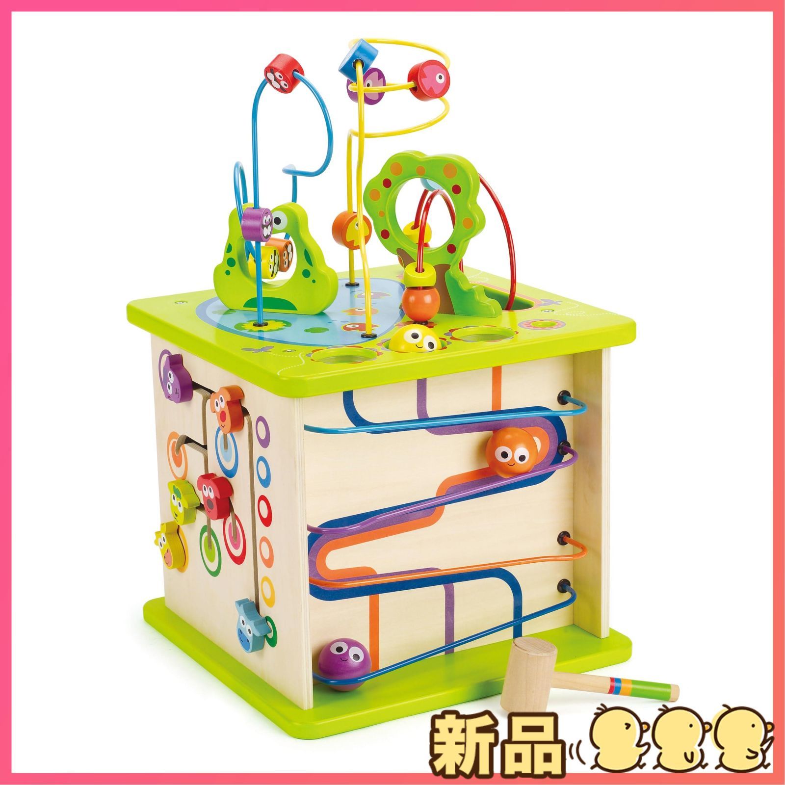 新品Hape(ハペ) カントリークリッターズプレイキューブ E1810