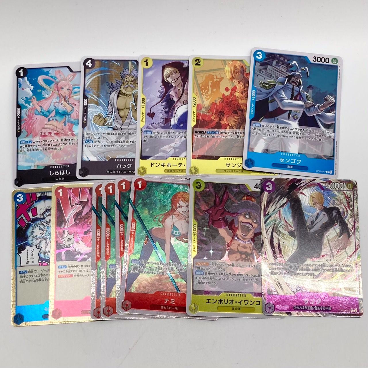 ワンピースカード　パラレル、SR、SECまとめ売り ワンピースカード 引退品 まとめ売り パラレル SR多数 - メルカリ