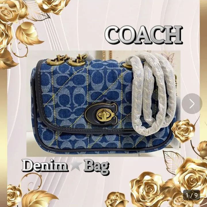 ✳️ Sale 匿名配送 新品 COACH コーチ デニムバック - 〜麗Urara