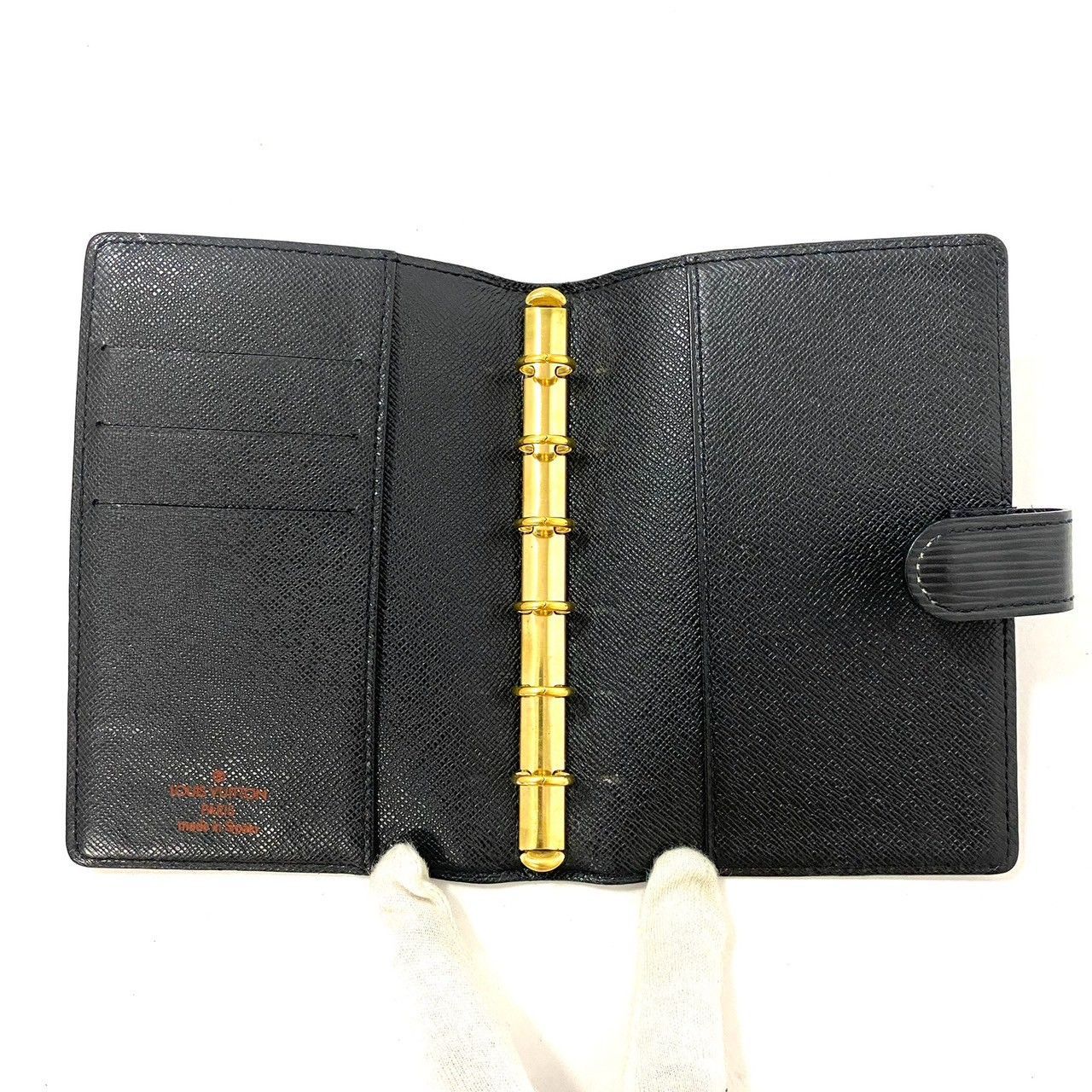 LOUIS VUITTON CA0090アジェンダ PM エピ ブラック 黒 M【LOUIS VUITTON】アジェンダPM エピ 手帳カバー ブラック/黒