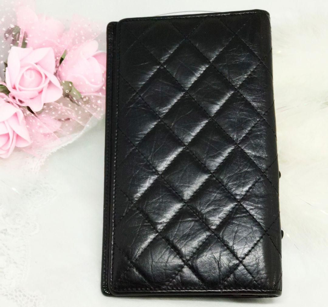 美品✨CHANEL シャネルカンボンライン ブラック シワ加工【匿名配送 