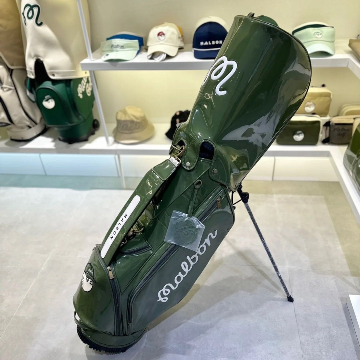 マルボンmalbon golf ゴルフ キャディバッグ スタンド型バッグ malbon