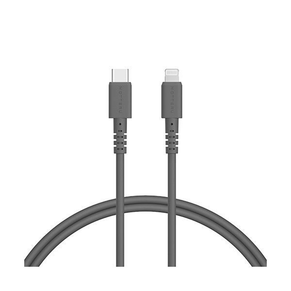 まとめ オウルテックMOTTERU C to Lightning シリコンケーブル スモーキーブラック 1m MOT-SCBCLG100-BK1本 ×3セット