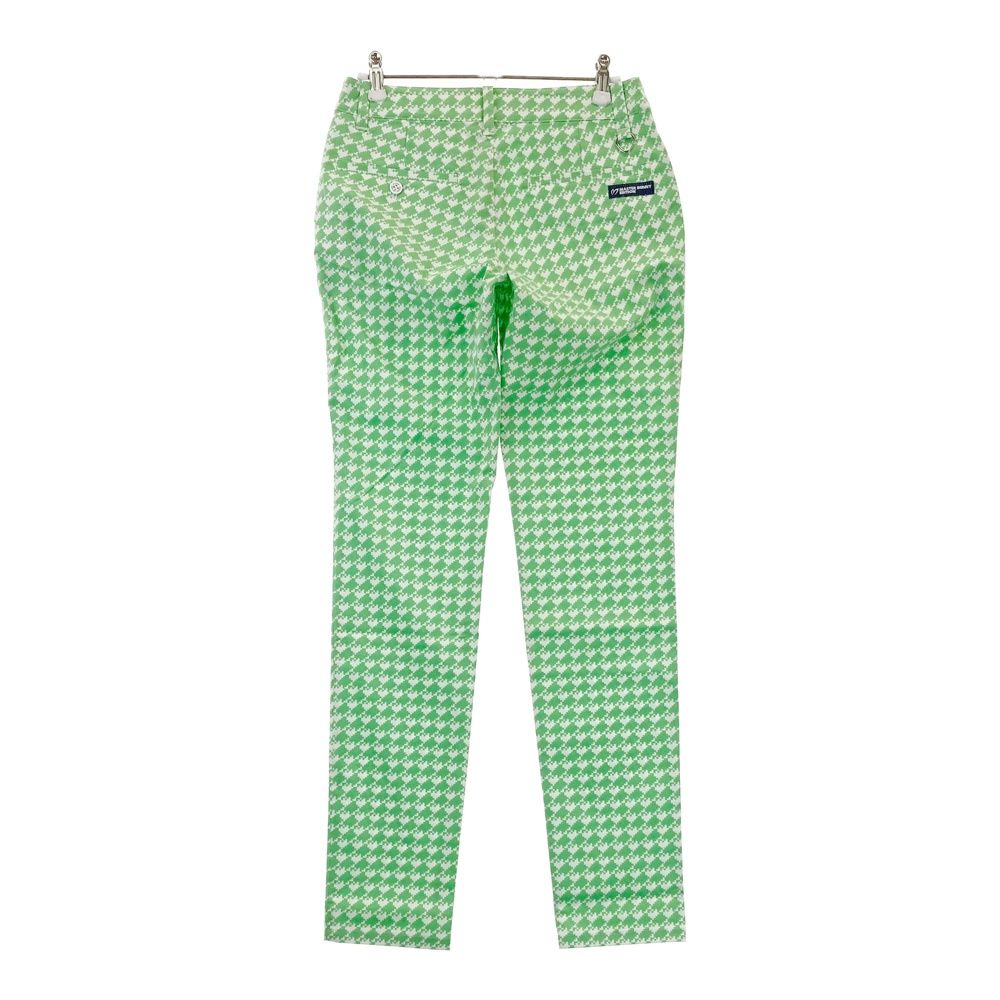 サイズ 0 MASTER BUNNY EDITION マスターバニーエディション ストレッチパンツ 総柄 グリーン系 240101536643 ゴルフウェア レディース ストスト