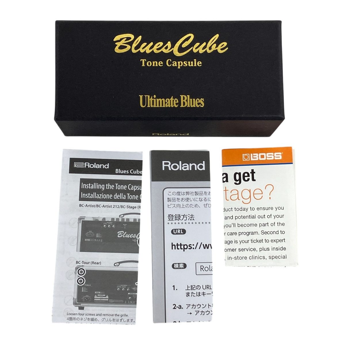ROLAND BC TC-UB Blues Cube Ultimate Blues Tone Capsule ローランド アンプ用 音響機材 オーディオ ジャンク K10493160