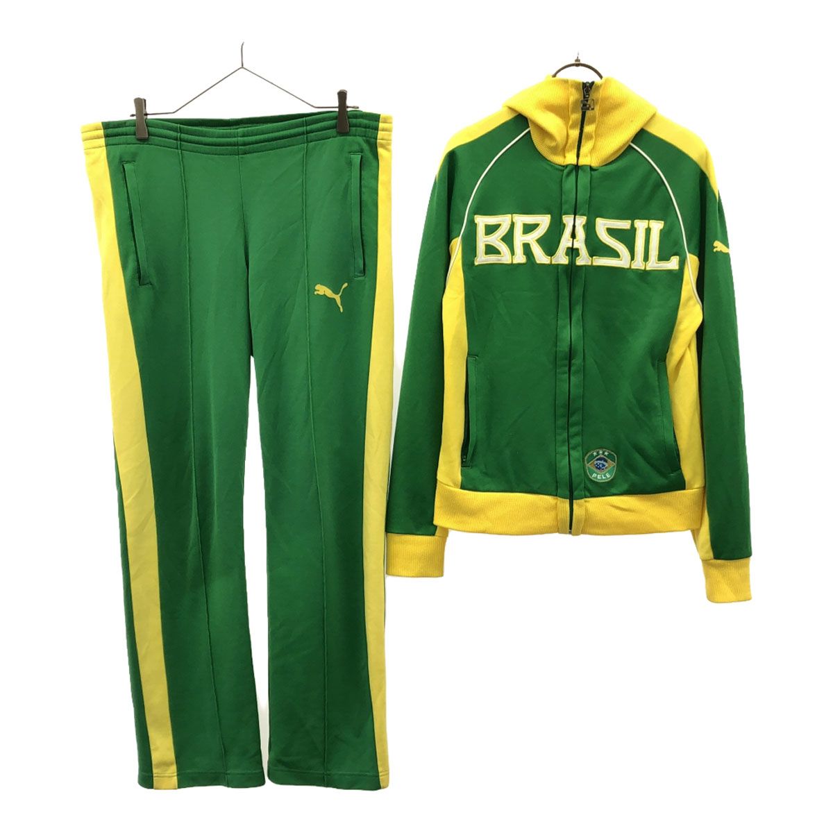 PUMA プーマ ロゴプリント 刺繍 サッカー 長袖 BRASIL ペレモデル