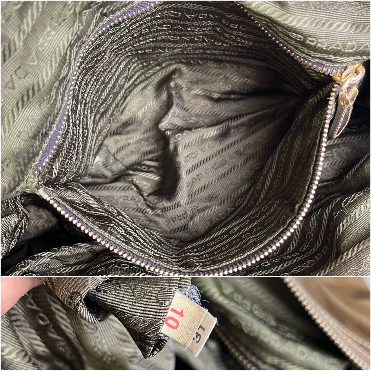 ✨良品✨ PRADA プラダ ミニボストンバッグ トートバッグ ロゴ型押し 