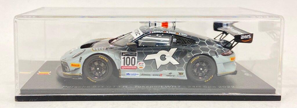 Spark model 1/43 Porsche 911 GT3 R No.100 Toksport WRT 24H Spa