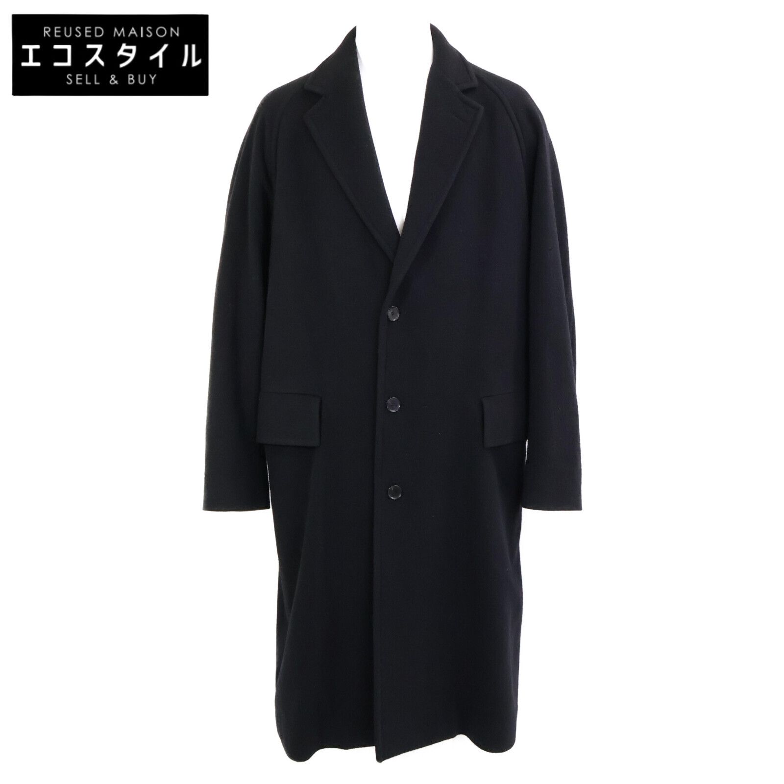 AURALEE オーラリー A9AC01MC CASHMERE WOOL MOSSER CHESTERFIELD COAT  