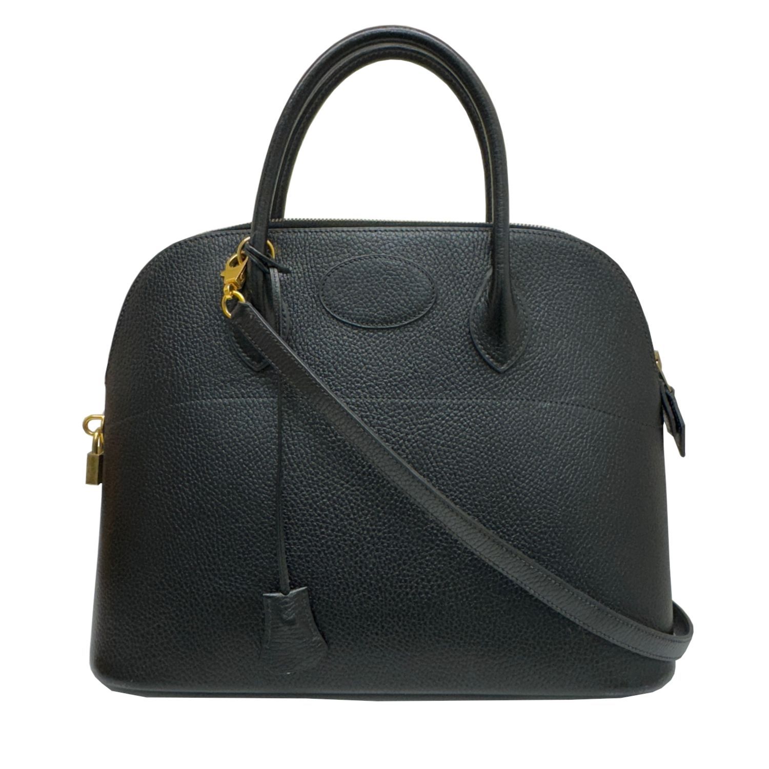【中古】HERMES エルメス ボリード35 ボリード アルデンヌ ブラック 〇Y刻印 1995年 ゴールド金具 ハンドバッグ 2WAY ショルダーバッグ レディース 人気 お洒落 【ブランドギャラリー心斎橋店】 中古】HERMES エルメス ボリード35 ボリード アルデンヌ ブラック 〇Y