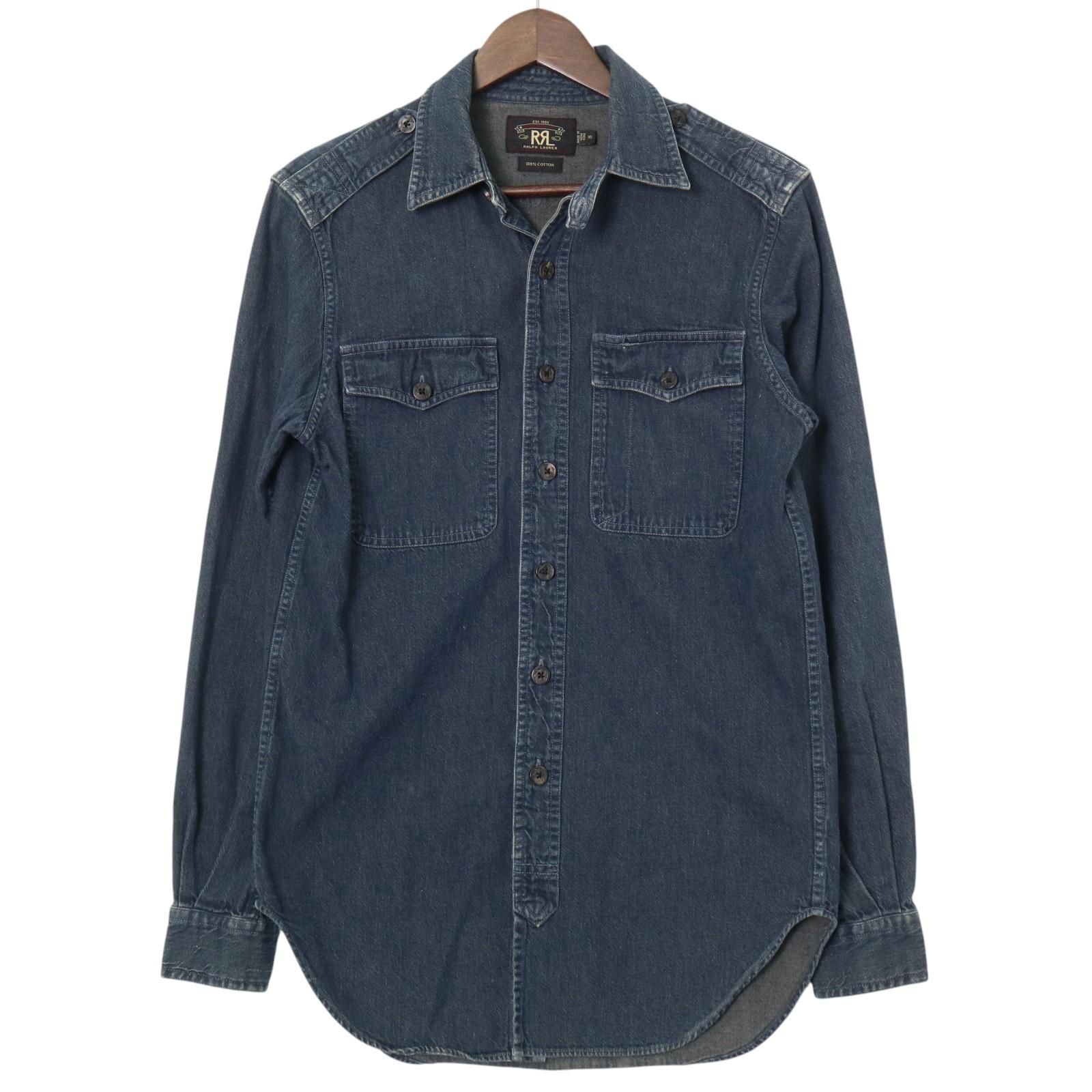 RRL/ダブルアールエル ミリタリーシャツ 長袖シャツ エポレット【ADF4T01030】