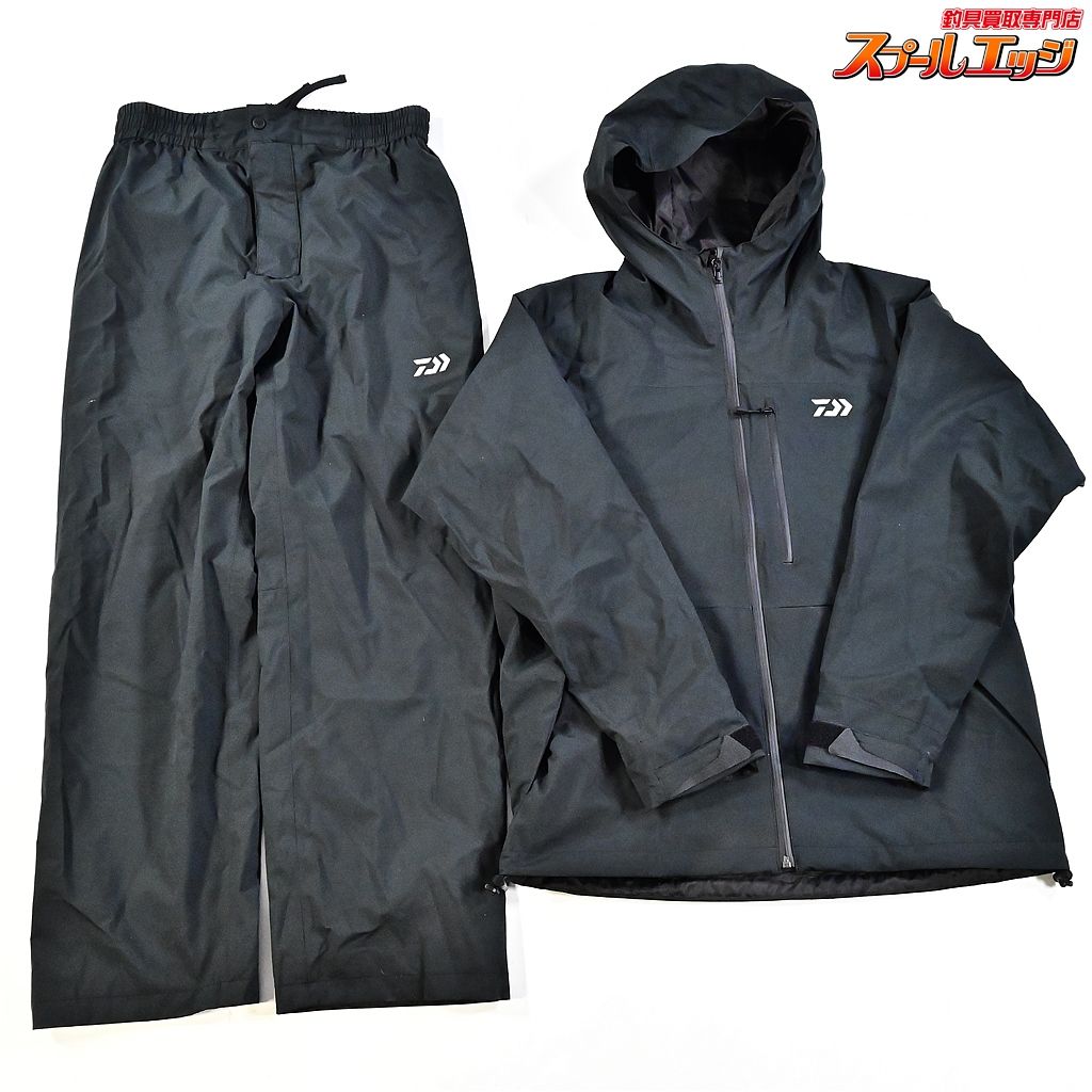 ダイワ レインマックス レインスーツ DR-3625 ブラック サイズL レインウェア DAIWA RAINMAX K_060 e08046