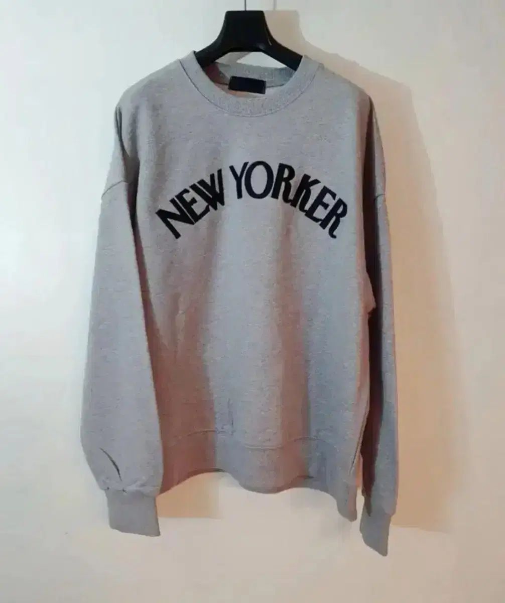 （ 100 105 ） メンズ フレンチ テリー パーカー ロングスリーブ Tシャツ-グレー
