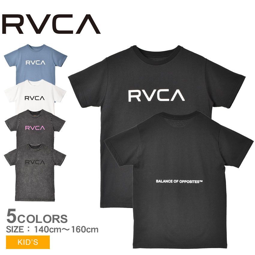 ルーカ 半袖Tシャツ BE045226 キッズ ジュニア 子供 BIG RVCA TEE RVCA カラー:03.ホワイト 品番：2540-0192