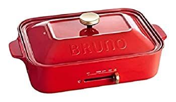 生活家電 【】BRUNO コンパクトホットプレート レッド BOE021-RD