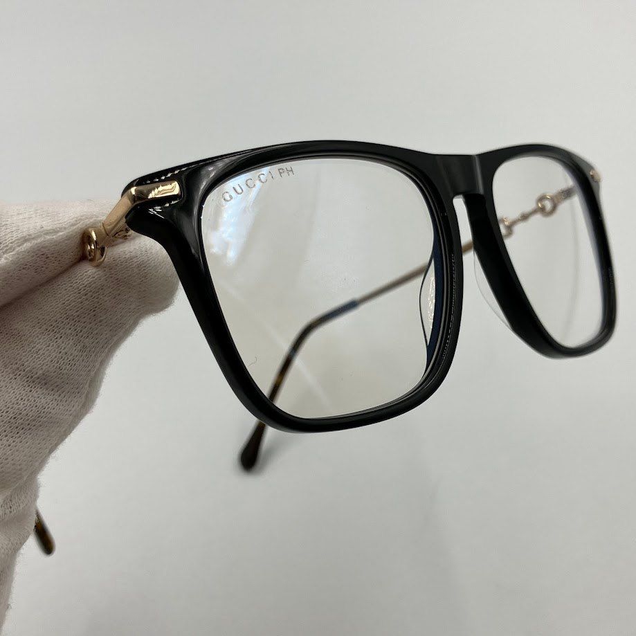 GUCCI グッチ メガネ 黒ぶち GG0915S 度なし - メルカリ