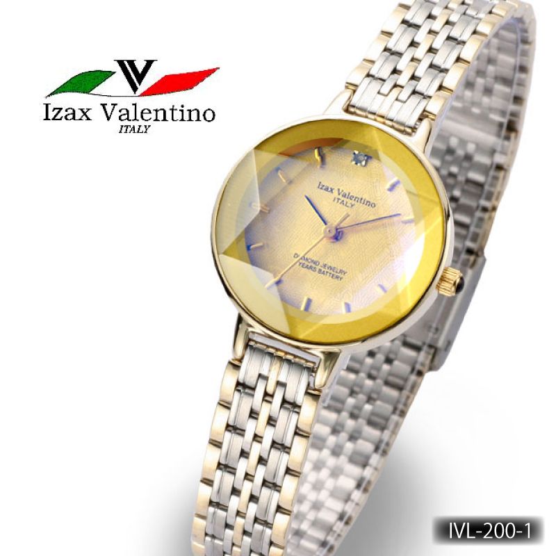 値下げ中 美品 Izax Valentino レディース時計 スイス製 Izax Valentino アイザックバレンチノ 腕時計 レディース IVL-200-1
