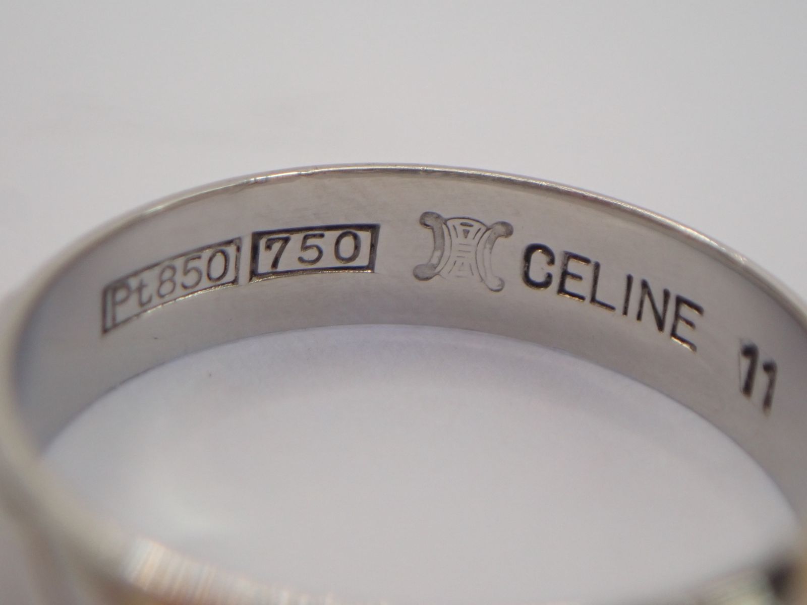 ☆CELINE / セリーヌ PT850K18 リング 11号 - メルカリ