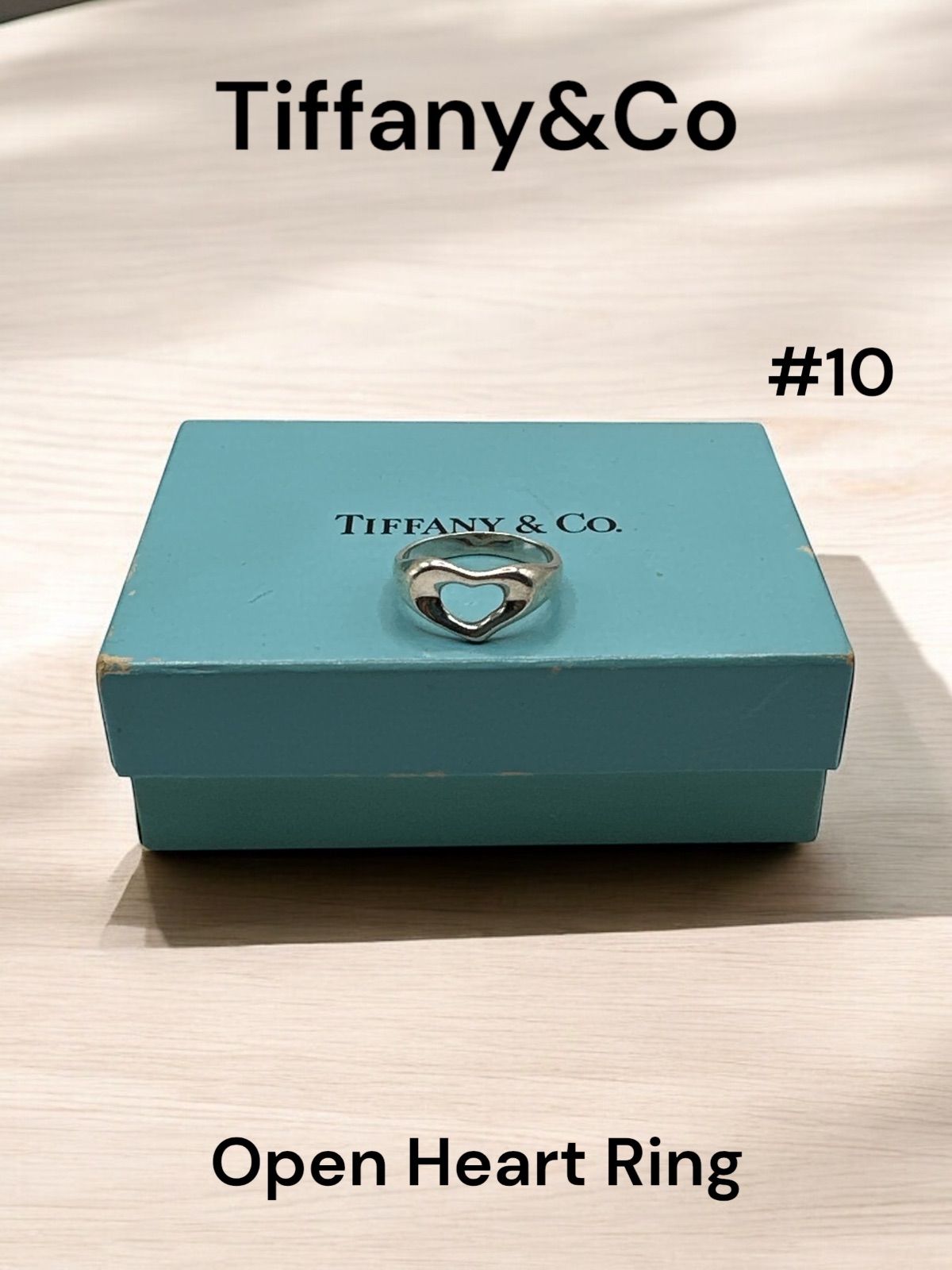 指輪 TIFFANY & Co. #10号 ティファニー Elsa Peretti Open