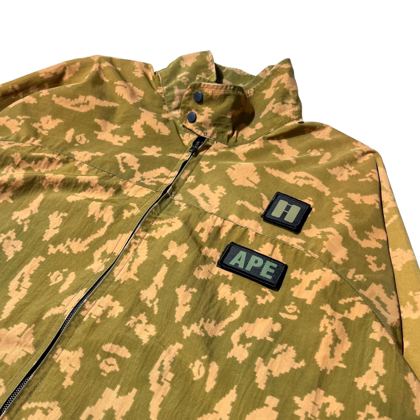 A BATHING APE ミリタリージャケット モッズコート BAPE X