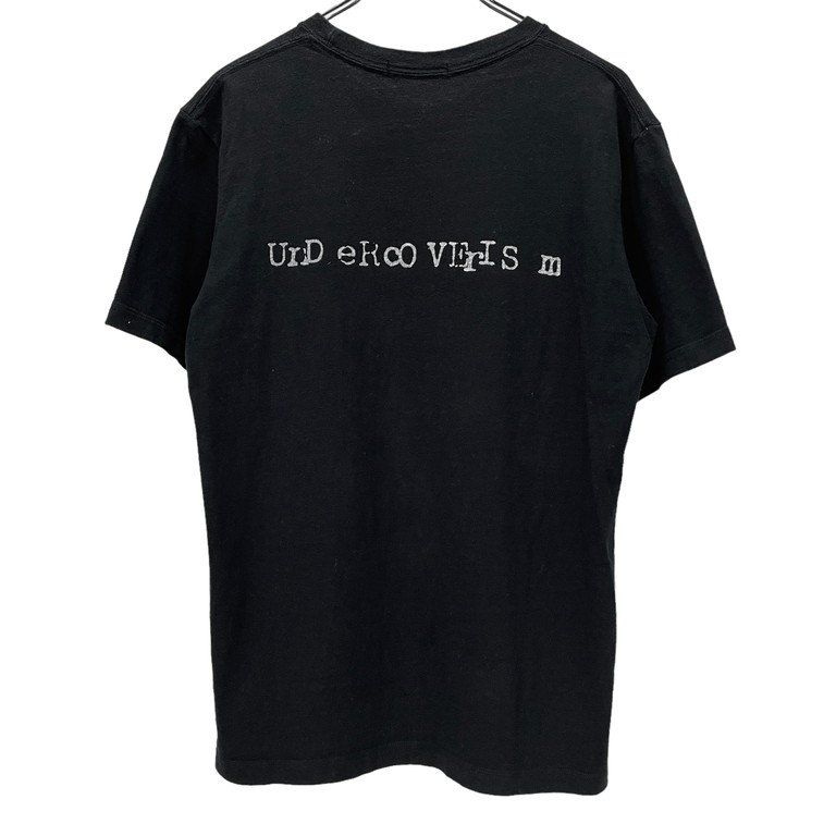 UNDERCOVERISM◇Tシャツ/paper doll期/03AW/M/コットン/BLK/プリント